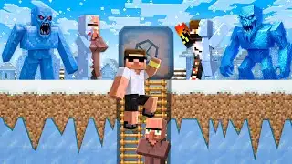 We Created Bunker to Survive COLD WEATHER in Minecraft !!