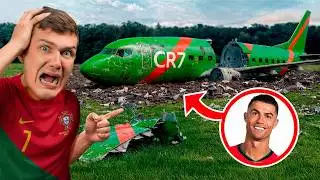 We Found Ronaldo’s Crashed Private JET! *not clickbait*