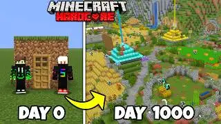 We Survived 1000 Days In Minecraft Hardcore [FULL MOVIE]
