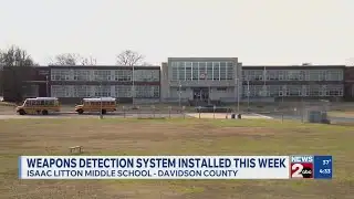 Weapons detection system installed at Isaac Litton Middle School