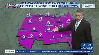 Weather Aware: Arctic Blast This Weekend With Snow Flurries - CBS 42 News at 4 pm