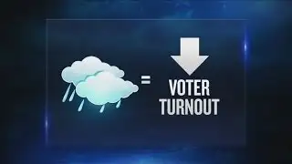 Weather forecast could have huge impact on election turnout