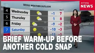 [Weather] Freezing start turning mild in the afternoon, brief warm-up ahead