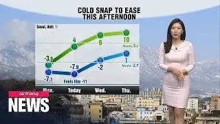 [Weather] Icy cold morning, cold eases this afternoon