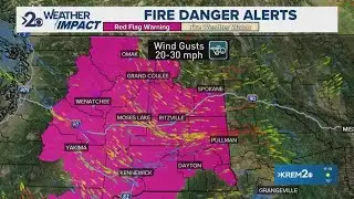 Weather Impact Alert: Critical Fire Danger in Eastern Washington