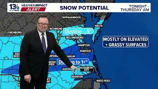 Weather Impact Alert issued for Wednesday evening, overnight