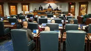 Weather pauses some legislative work at the Indiana Statehouse Monday