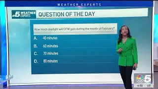 Weather Quiz: Daylight in February | NBC DFW
