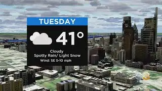 Weather Update: Light Rain, Snow Showers Tuesday