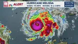 Weather updates | Latest on Hurricane Melissa as it intensifies