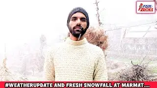 #weatherupdate and Fresh snowfall at Marmat....