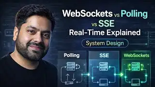 WebSockets vs Polling vs SSE 🔥 Real-Time Communication Explained (System Design)