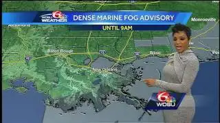 Wednesday: Dense fog for morning; cloudy and cool in afternoon