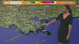 Wednesday Forecast: Drier days are ahead, but scattered storms today