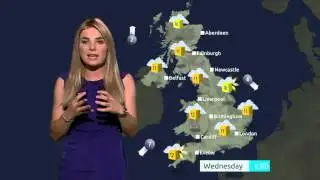 Wednesday weather: cooler with sunny spells