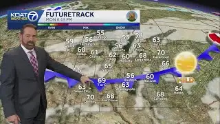 Week starts off with mild temperatures and dry skies
