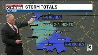 Weekend snow chances persist across Carolinas