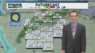 Weekend starts off cold on Saturday