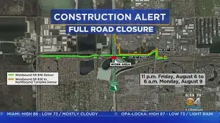 Weekend Traffic Alert For 836 Drivers