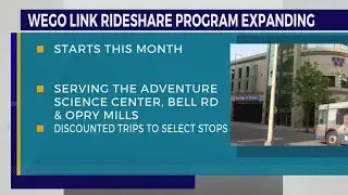 WeGo Link rideshare program expanding this month