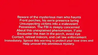 Weird strict dad - FBI alert