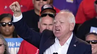 ‘Weird’: Tim Walz blasts GOP while campaigning in Pennsylvania