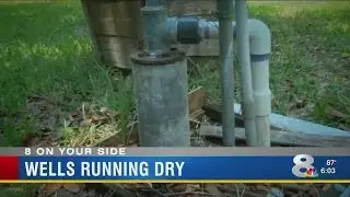 Wells running dry