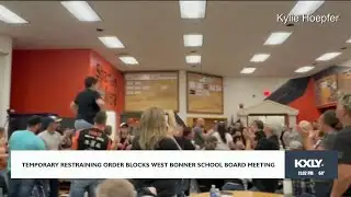 West Bonner School Board meeting cancelled due to temporary restraining order