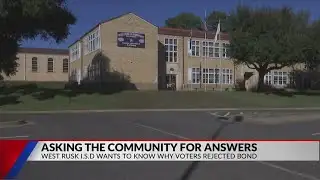 West Rusk CCISD seeks community feedback after bond fails to pass, despite mold issues on campus