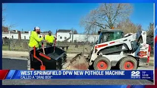 West Springfield DPW launches new pothole machine