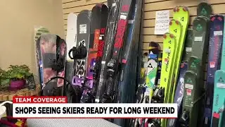 West Springfield shop sees skiers ready for holiday weekend