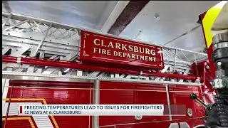 West Virginia firefighters face challenges in freezing temperatures