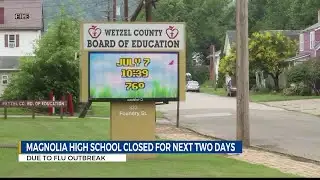 West Virginia high school closes due to flu outbreak for 2 days