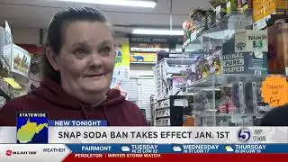 West Virginia SNAP soda ban takes effect January 1