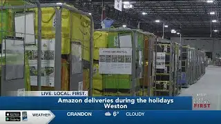 Weston #Amazon delivery facility processes thousands of holiday packages