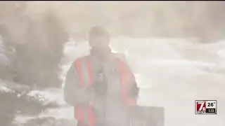 Wet roads and sub-freezing temperatures bring 