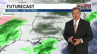 Wet weekend ahead with winter storm to our north