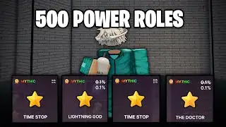 What Can 500 POWER ROLLS Get You in INK GAME (Roblox)