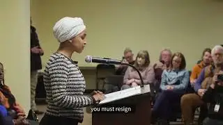 What Happened? New Angle Reveals Chaotic Moment Ilhan Omar Was Sprayed With Mystery Substance