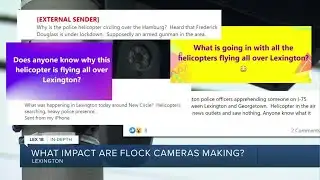 What impact are flock cameras making?