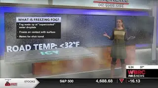 What is freezing fog?