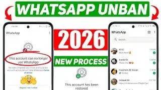 Whatsapp Ban Problem New Solution 2026 ✅| This account can no longer use WhatsApp New 2026