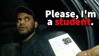 When Foreign Students On Visa Are Arrested & Play Dumb - Bodycam
