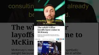When McKinsey Fires McKinsey   White Collar Recession is Here