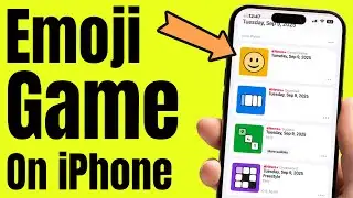 Where is New Emoji Game on iPhone in iOS 26