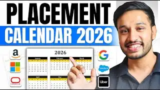 WHICH Company Hires WHEN? | Placement & Internship Calendar 2026 | Off-Campus Hiring