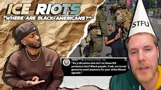 White American Says The ICE Protest Is Black Americans Problem!