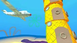 Who lives in a pineapple under the pineapple?