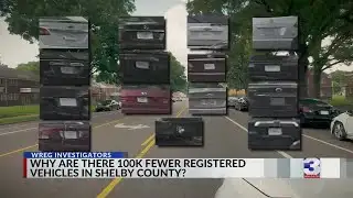 Why are there 100k fewer registered vehicles? Temp tags, population loss are possible answers