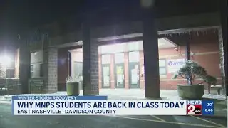Why MNPS students are back in class today